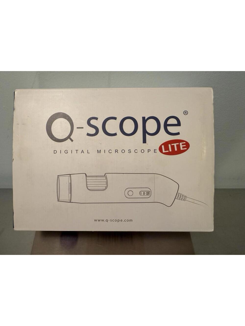 Q-Scope LED Microscope & Stand 10X-40X, 180X  1.3MP Handheld USB Digital